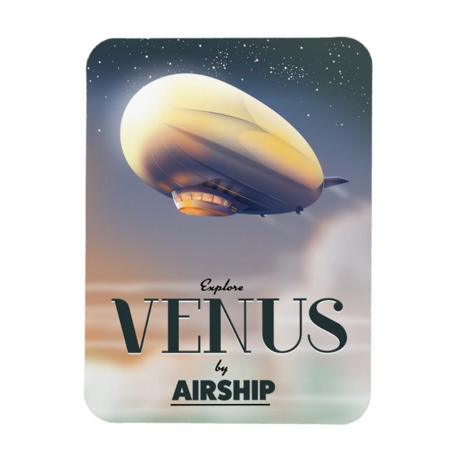 Magnet Flexible Explorez Venus Par Aéroport (Vertical)