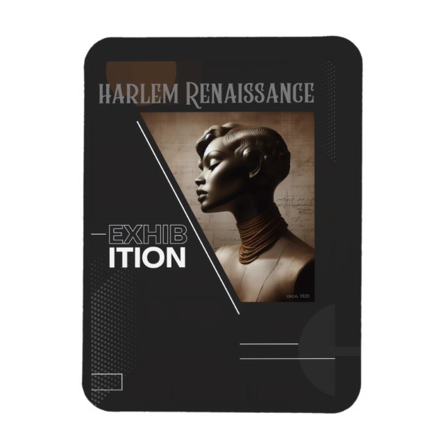 Magnet Flexible Exposition raffinée de la Renaissance de Harlem (Vertical)