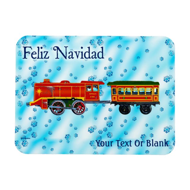 Magnet Flexible Express de Noël - Feliz Navidad (Horizontal)