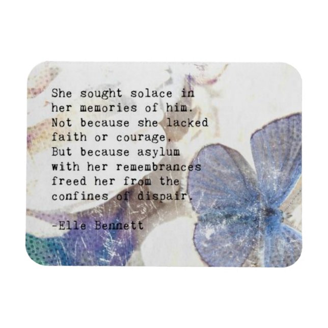 Magnet Flexible Expressions poétiques : Solace (Horizontal)