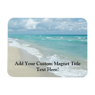 Magnet Flexible Extreme Relaxation Plage Vue Sable blanc