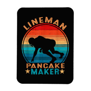 Magnet Flexible Fabricant de crêpe Lineman - Football américain