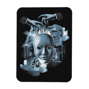Magnet Flexible Faceless - Techno-Goth Streetwear Design