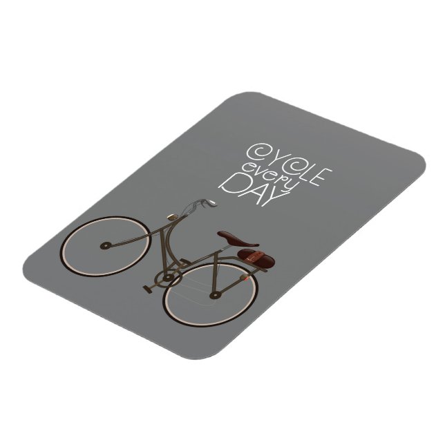 Magnet Flexible Faire du vélo tous les jours. (Côté Gauche)