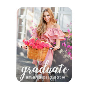 Magnet Flexible Faire-part de graduation moderne