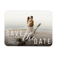 Faire part de mariage à jour avec photo en surimpr