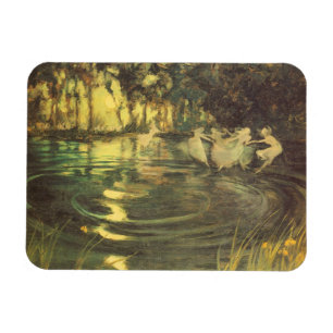 Magnet Flexible Fairies Whirl par Arthur Black, Vintage Fairy Danc