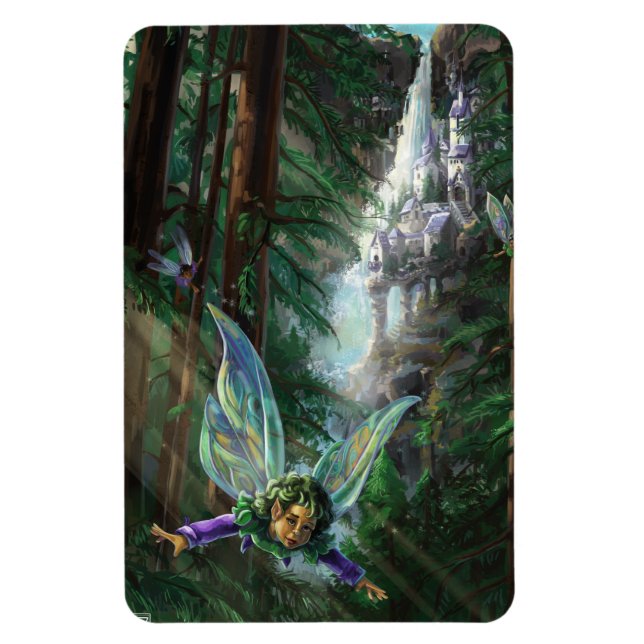 Magnet Flexible Fairy and Castles Imaginaire Art (Vertical)