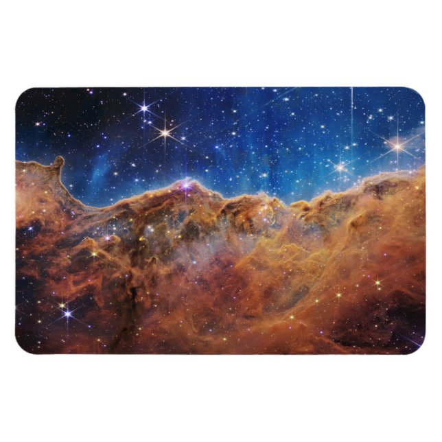Magnet Flexible Falaises cosmiques Carina Nebula Space Webb Telesc (Horizontal)