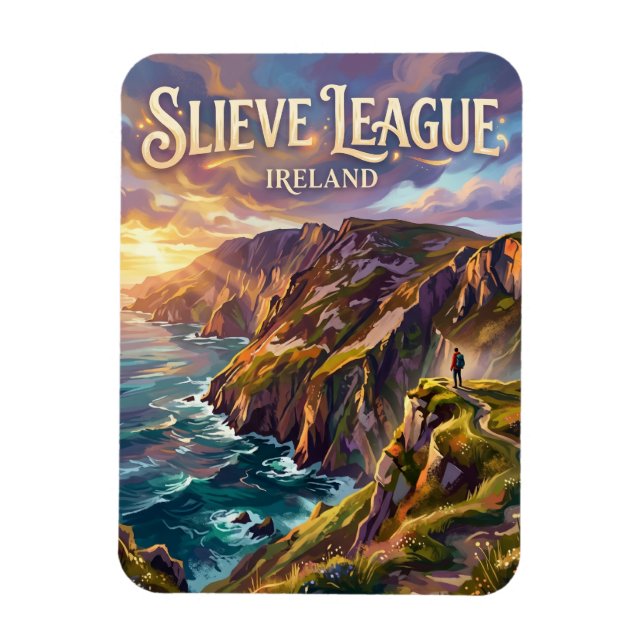 Magnet Flexible Falaises de Slieve League Irlande (Vertical)