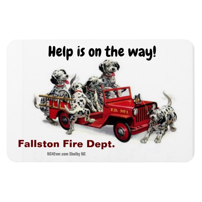 Magnet Flexible Fallston Fire Dept. Aimant flexible (Horizontal)