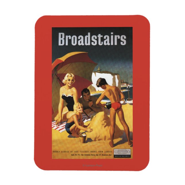 Magnet Flexible Famille des chemins de fer britanniques du sud sur (Vertical)