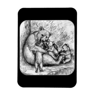 Magnet Flexible Famille d'ours