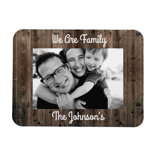 Magnet Flexible Famille personnalisée (Horizontal)