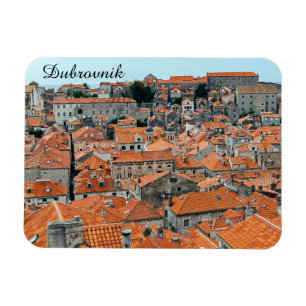 Magnet Flexible Famous Dubrovnik Old Town roofs - Dalmatia,Croatia