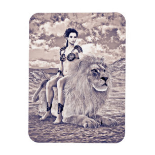Magnet Flexible Fantaisie de la Reine Lion