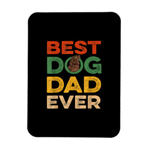 Magnet Flexible Fars Day Meilleur Chien de Terre-Neuve Papa Jamais