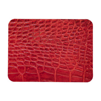 Magnet Flexible Faux rouge alligator cuir