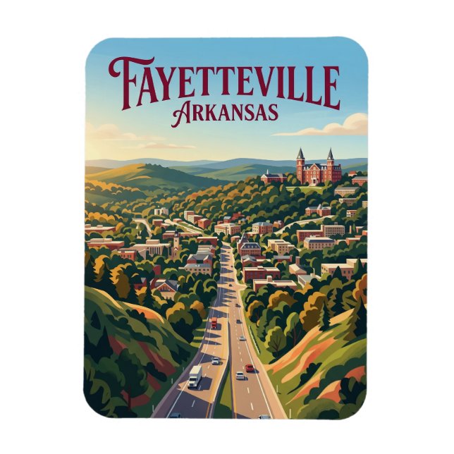 Magnet Flexible Fayetteville États-Unis (Vertical)