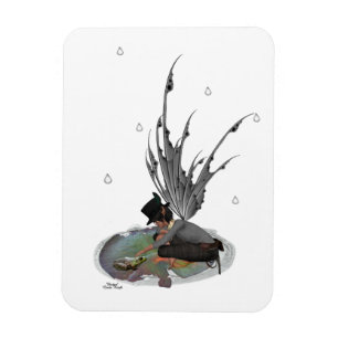 Magnet Flexible Fée de pluie avec grenouille aimant flexible