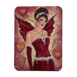 Magnet Flexible Fée de Saint Valentin de Holly Heart par Renee