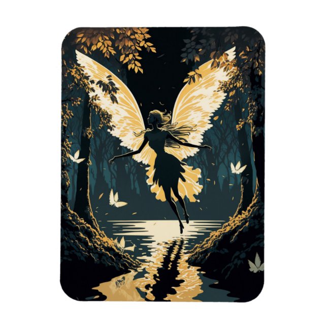 Magnet Flexible Fée vintage (Vertical)