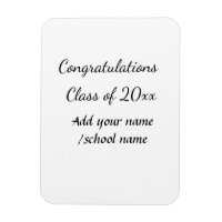 Félicitations classe d'ajouter le nom d'année scol