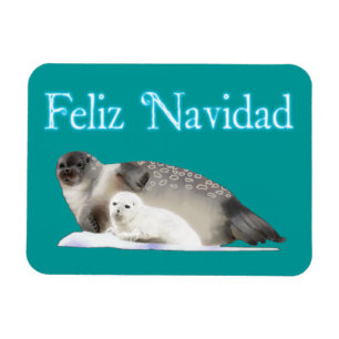 Magnet Flexible Feliz Navidad - Sceau annelé