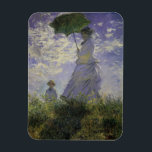Magnet Flexible Femme avec parasol par Claude Monet, Art Vintage<br><div class="desc">La promenade, Camille Monet et Son Fils Jean (Femme avec un Parasol) (1875) de Claude Monet est une vintage peinture impressionniste de famille de portrait. Une mère se promène avec son jeune enfant dans un champ ou dans une prairie printanière. Elle tient un parasol et porte une belle robe qui...</div>