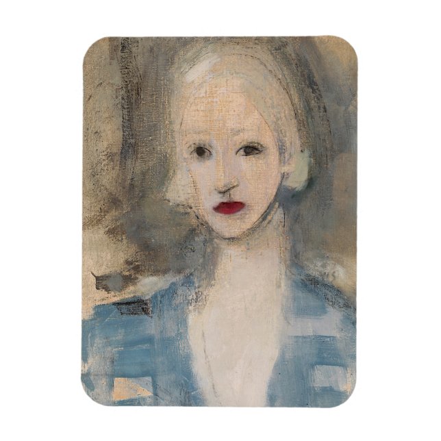 Magnet Flexible Femme blonde, Helene Schjerfbeck (Vertical)