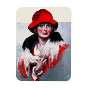 Magnet Flexible Femme dans Red Hat