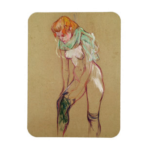 Magnet Flexible Femme de Henri De Toulouse-Lautrec   tirant vers