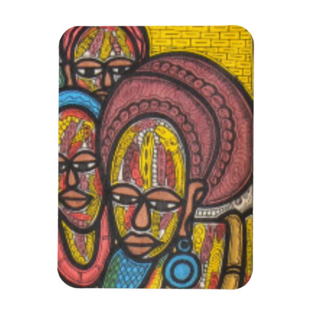 Magnet Flexible Femme de marché (Vertical)