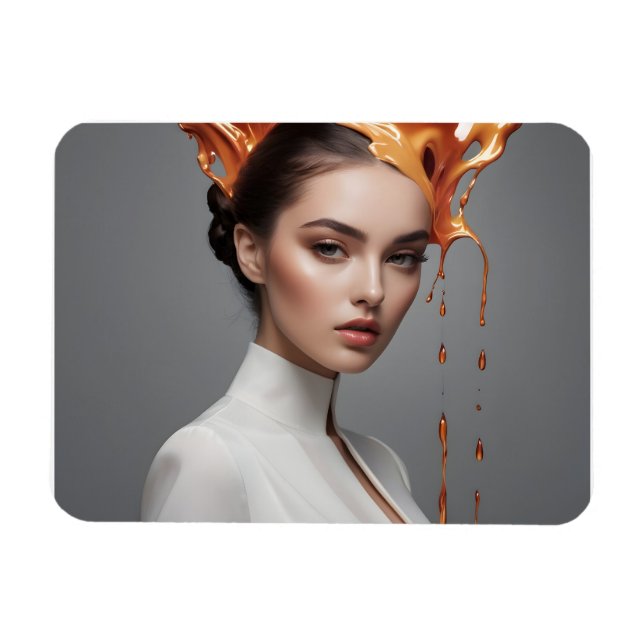 Magnet Flexible Femme de mode art (Horizontal)