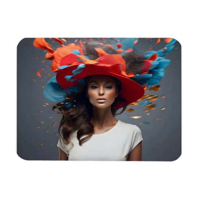 Magnet Flexible Femme de mode art (Horizontal)