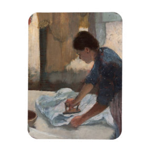 Magnet Flexible Femme d'Edgar Degas   repassant, c.1876-87