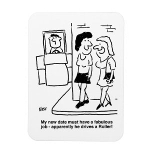 Magnet Flexible Femme en attente de rencontrer un rendez-vous qui