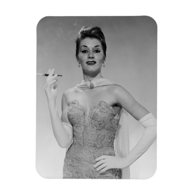 Magnet Flexible Femme en robe (Vertical)