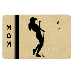 Magnet Flexible Femme Golfer Sport Maman