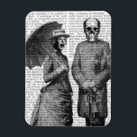 Magnet Flexible Femme hurlante et crâne<br><div class="desc">Mode & Figuration</div>