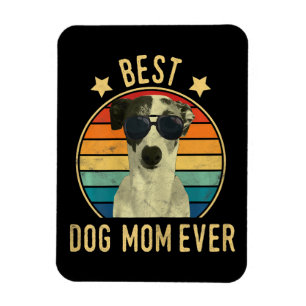 Magnet Flexible femme meilleure mère chien jamais italien greyhoun