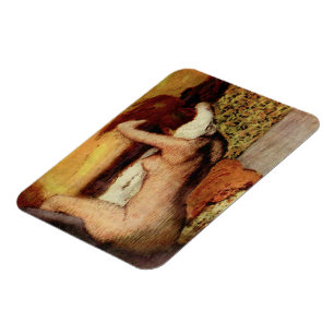 Magnet Flexible Femme Séchant Son Cou