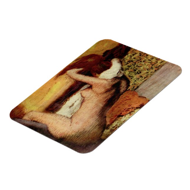 Magnet Flexible Femme Séchant Son Cou (Côté Gauche)