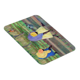 Magnet Flexible Femmes faisant du jardinage 2005