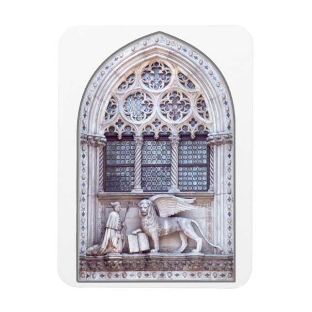 Magnet Flexible Fenêtre de lion aile San Marco (Vertical)