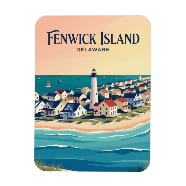 Magnet Flexible Fenwick Island États-Unis (Vertical)
