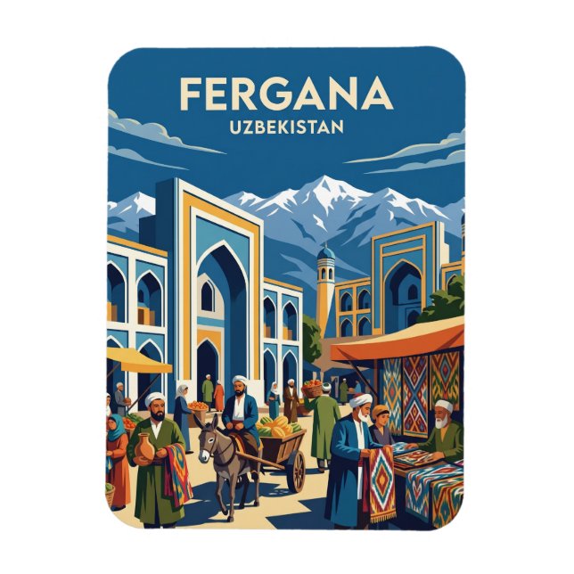 Magnet Flexible Fergana Ouzbékistan (Vertical)