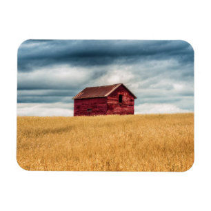 Magnet Flexible Fermes Vielle grange rouge