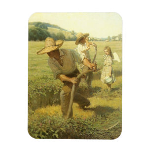 Magnet Flexible Fermiers Vintage, Retour à la ferme par NC Wyeth
