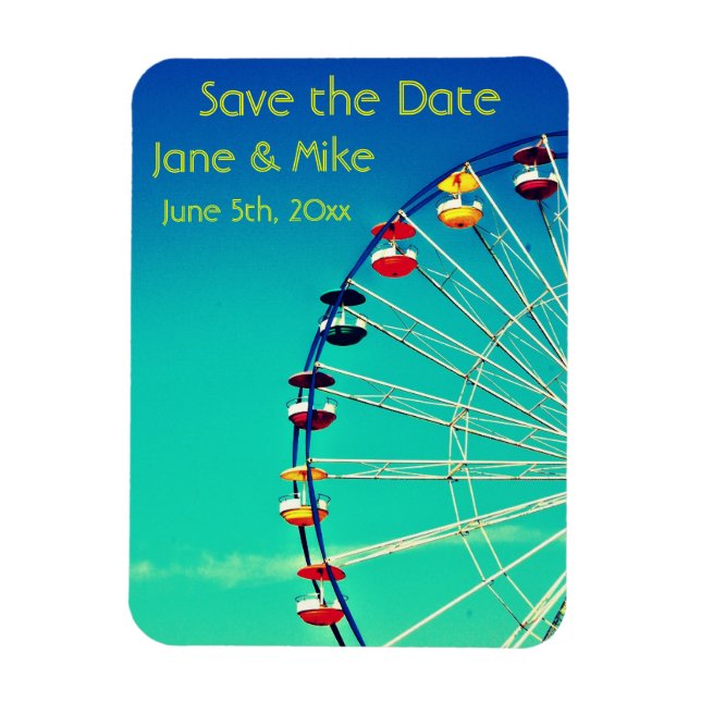 Magnet Flexible Ferris Wheel Enregistrer la date (Vertical)